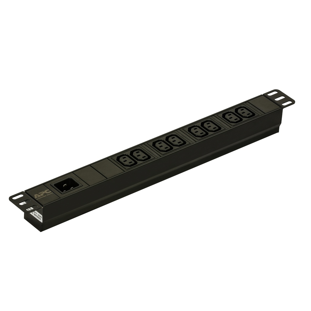 [731304404996] 731304404996 APC Easy Rack Basic PDU, 1U Horizontal, 230V/16A Input, 1 Phase, 3.7kW, 8x IEC C13 Outlets