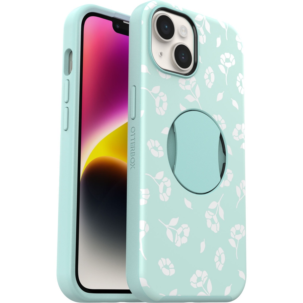 [840262398121] 840262398121 OtterBox OtterGrip Symmetry MagSafe Apple iPhone 14 / iPhone 13 Case Blue - (77-89881),DROP+ 3X Military Standard,Integrated Grip, 7 Years Warranty