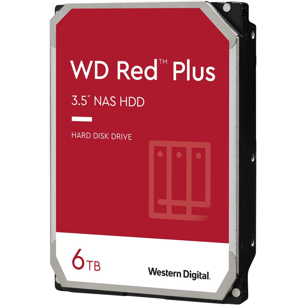 [WD60EFPX-68C5ZN0] WD60EFPX-68C5ZN0 Western Digital WD Red Plus 6TB 3.5" NAS HDD SATA3 6Gb/s 5400RPM 256MB Cache CMR 24x7 8-bays NASware 3.0 CMR Tech 3yrs wty WD60EFPX