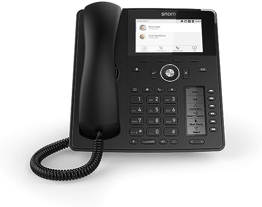 [4260059582162] 4260059582162 SNOM D785 IP Phone, SmartScreen, 12 SIP Identities, Bluetooth, USB, 48 Self-Labelling Keys, HD Audio Quality