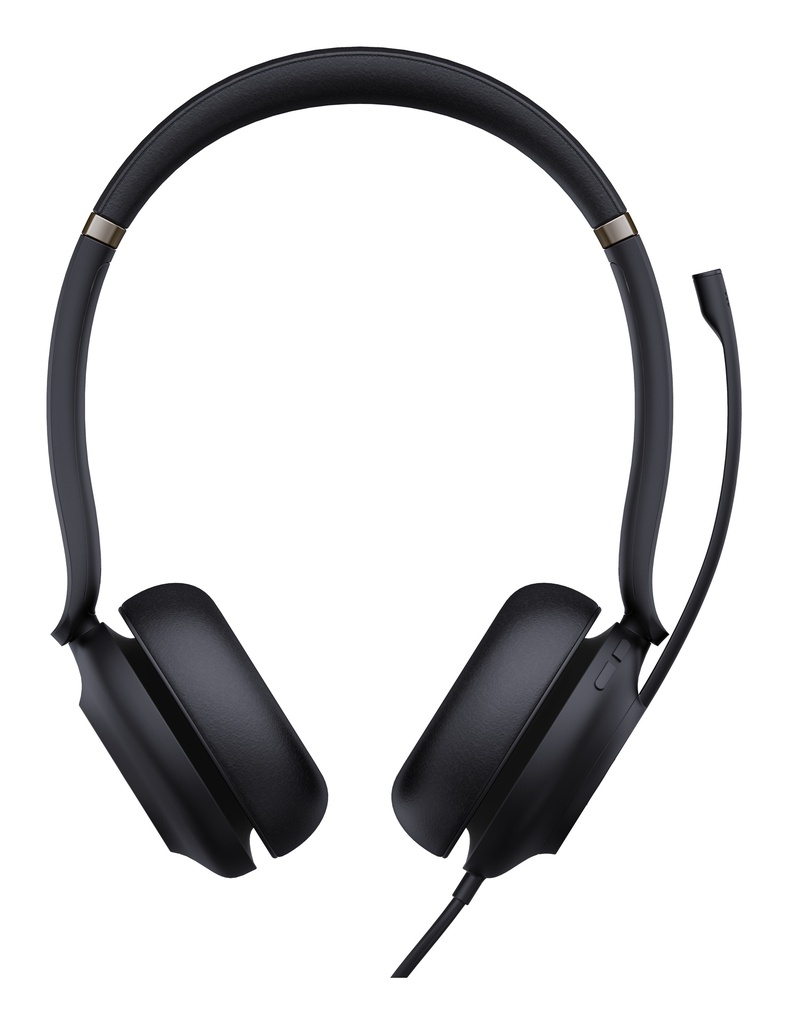 6938818315266 Yealink TEAMS-UH37-D MicrosoftTeams Certified USB Wired Headset, Stereo, USB-A 2.0, 35mm Speaker, Busylight, Leather Ear Cushion *LAST STOCK