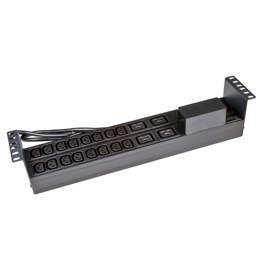 [3968876677948] 3968876677948 PowerShield Horizontal PDU with IEC C20 Input, 16 x C13, 4 x C19 outlets, provides reliable power distribution for horizontal installations