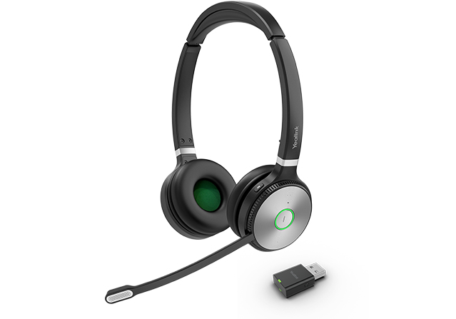 [6938818310605] 6938818310605 Yealink WH62 Portable Dual DECT Wireless Headset, Microsoft Teams  Zoom Certified, Stereo, WDD60 DECT Dongle, USB Charging Cable, 2Mics, EOS