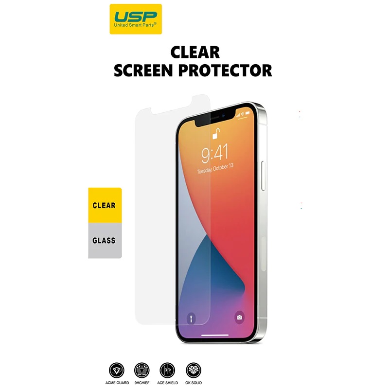[6976552042673] 6976552042673 USP Apple iPhone 11 Pro Max / iPhone XS Max Tempered Glass Screen Protector : Full Coverage, 9H Hardness, Bubble-free, Anti-fingerprint