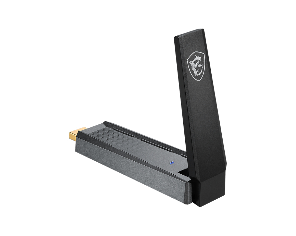 [4711377002875] 4711377002875 MSI AX1800 WiFi USB Adapter, 2.4GHz / 5GHz, Best performance with USB 3.0 port; compatible with USB 1.0 and USB 2.0