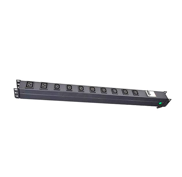 [3968876430253] 3968876430253 PowerShield Vertical PDU with IEC C20 Input, 10 x C13 outlets, provides reliable power distribution for vertical installations