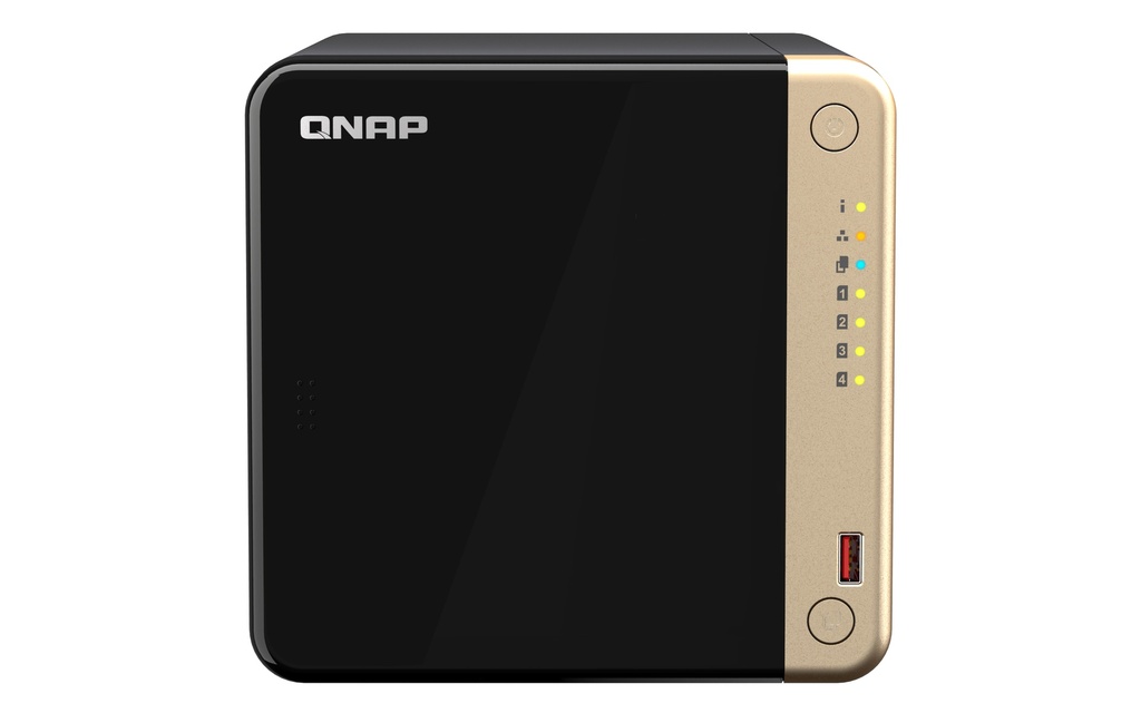[4711103082324] 4711103082324 QNAP TS-464-8G 4 Bay NAS Intel Celeron N5095 Quad core 8GB DDR4 2xM.2 2280 PCle 2x2.5GbE 1xSlot PCle Gen3x2 2xUSB3.2 1XHDMI2.0 3YR WTY