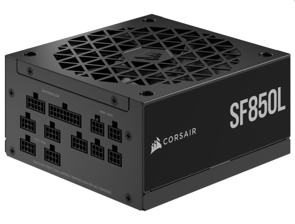 840006646204 Corsair SF-L Series 80+ Gold SF850L Fully Modular Low-Noise SFX Power Supply. Ultra compact Space saving,  High Performance PSU