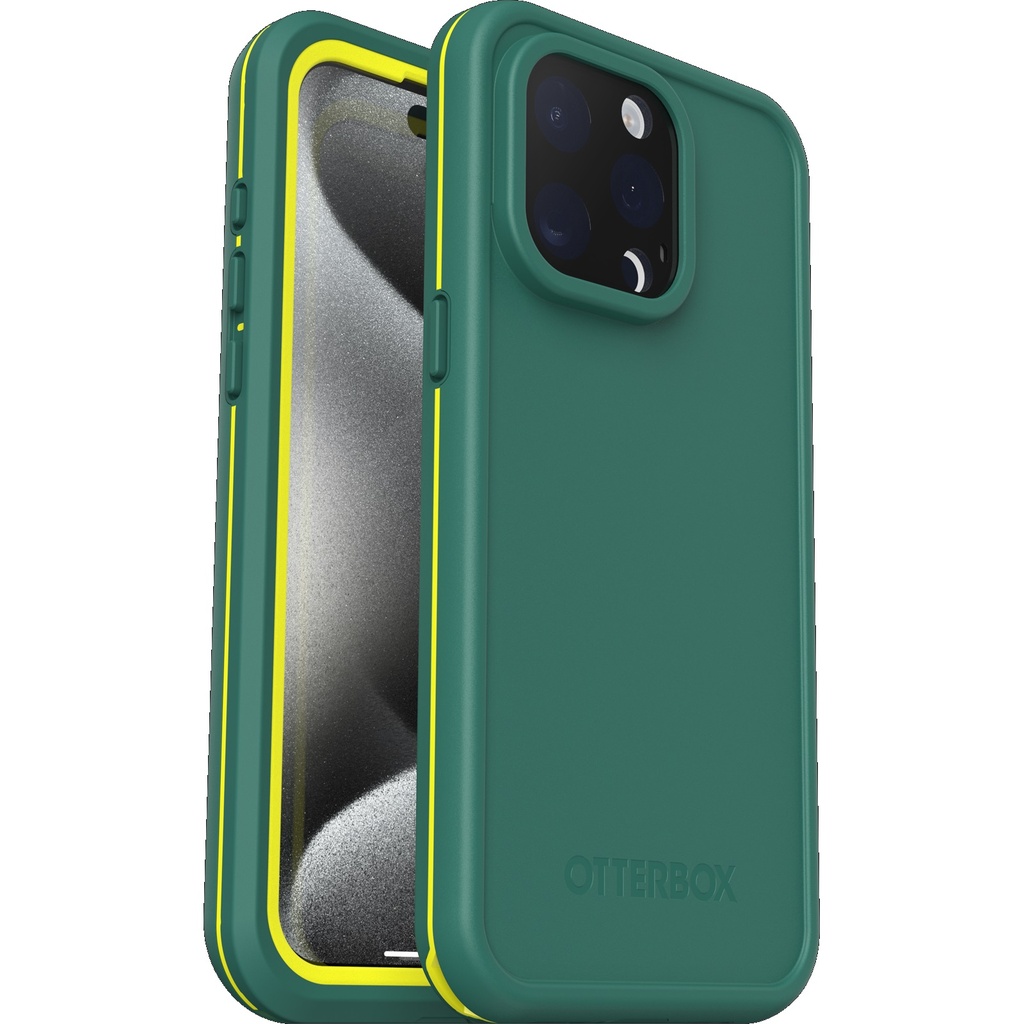 [840304737932] 840304737932 OtterBox Fre MagSafe Apple iPhone 15 Pro Max (6.7") Case Pine (Green) - (77-93430), DROP+ 5X Military Standard, 2M WaterProof,7 Years Warranty