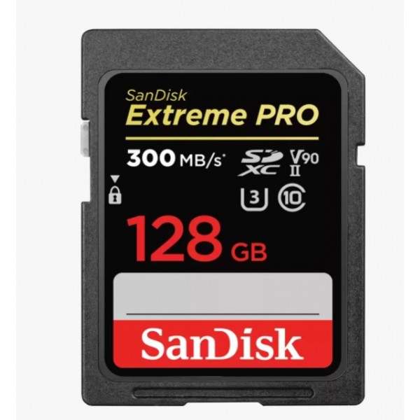 [619659186647] 619659186647 SanDisk SDSDXDK-128G-GN4IN 128GB Extreme PRO SDXC UHS-II Memory Card - Lifetime limited Warranty