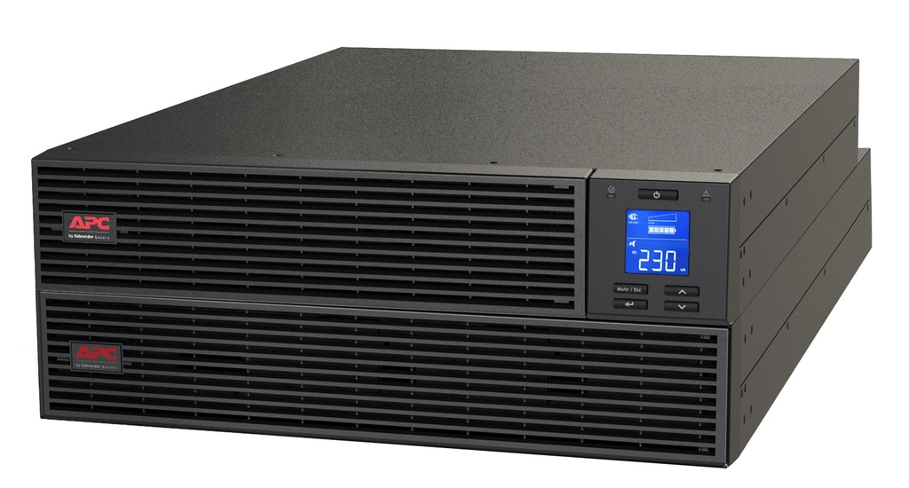 [SRV1KRILRK] SRV1KRILRK APC Easy UPS 1000VA/800W Online UPS, 4U Rackmount, 230V/10A Input, 3x IEC C13 Outlets, Lead Acid Battery, W/ Extended Battery Pack, W/ Rail Kit
