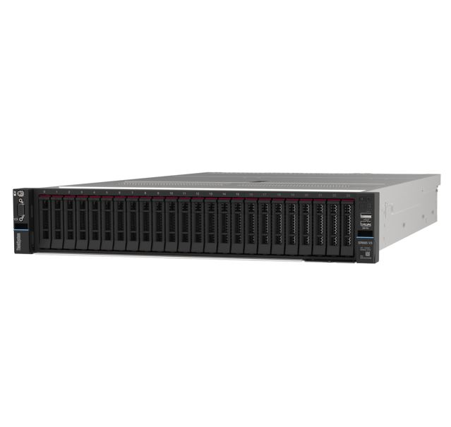 [7D9AA01EAU] 7D9AA01EAU LENOVO ThinkSystem SR665 V3, 1xAMD EPYC SP5 GENOA 9124 16C 2.6-2.7GHz 200W 200W, SFF, 1x16GB 1Rx8, ThinkSystem RAID 5350-8i PCIe 12Gb Internal Adapter