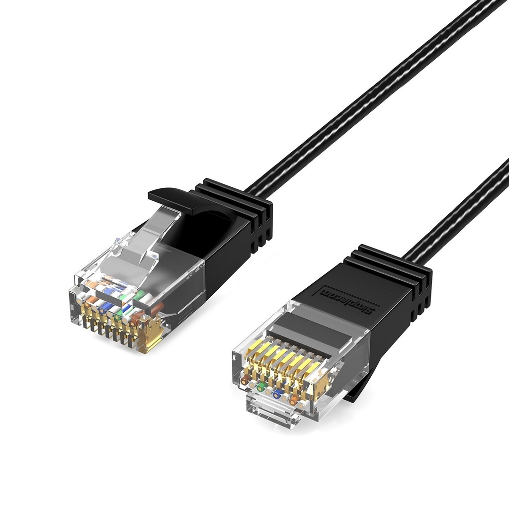 [9350414003021] 9350414003021 Simplecom CAE605 Ultra Slim Flexible Cat6A UTP Ethernet Cable 10Gbps 0.5M