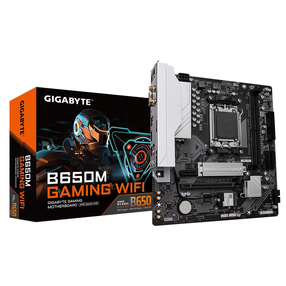 [4719331857936] 4719331857936 Gigabyte B650M GAMING WIFI, AMD AM5, 2 x DDR5 up to 128 GB, 1 x HDMI, 	1 x PCI Express x16, 1 x PCI Express x1, 1 x M.2, 4 x SATA, 4 x USB 3.2
