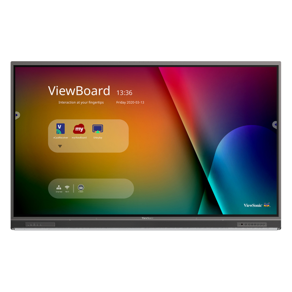 [IFP7552-1C] IFP7552-1C Viewsonic 75" 4K Interactive Display, USB-C, Dual Pen. 33 Point Touch, with VSB-050 Wi-Fi Dongle, IFP7552‐1C New. Android OS, 5 Yrs On site Warranty