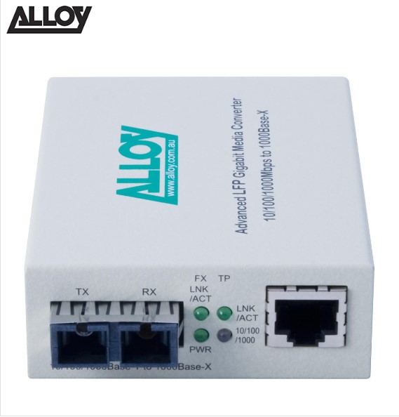 [NHA-GCR2000SC.10] NHA-GCR2000SC.10 Alloy GCR2000SC.10 Gigabit Standalone, Rackmount Media Converter, Ethernet, Dual Purpose, Standalone or Installed