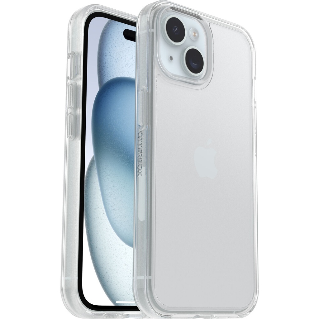 [840304730599] 840304730599 OtterBox Symmetry Clear Apple iPhone 15 / iPhone 14 / iPhone 13 (6.1") Case Clear-(77-92668),Antimicrobial,DROP+ 3X Military Standard,7 Years Warranty