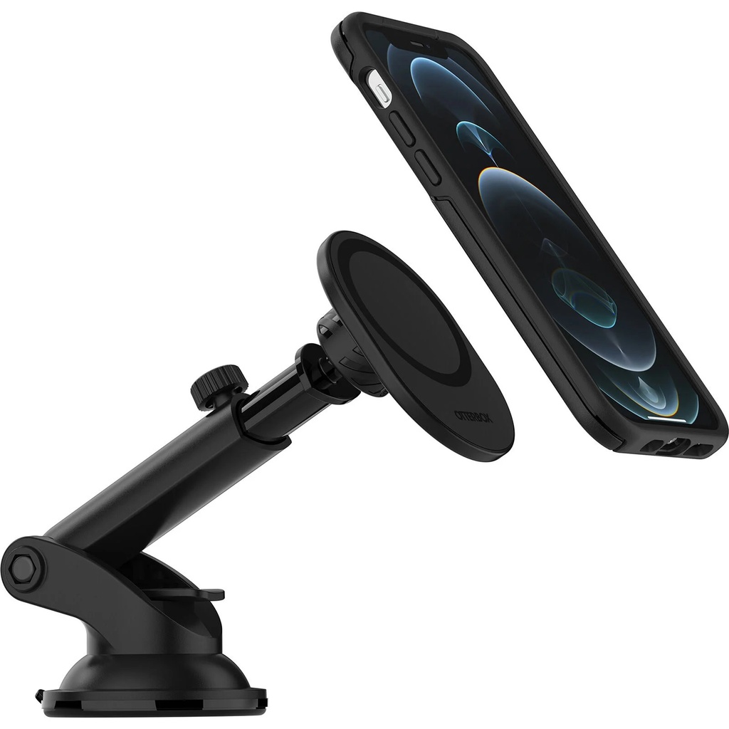 [840104255209] 840104255209 OtterBox Car Dash  Windshield Mount for MagSafe-Black (78-80446),Adjustable Mount,Strong Magnetic Alignment,Holds phone Securely, 2 Years Warranty