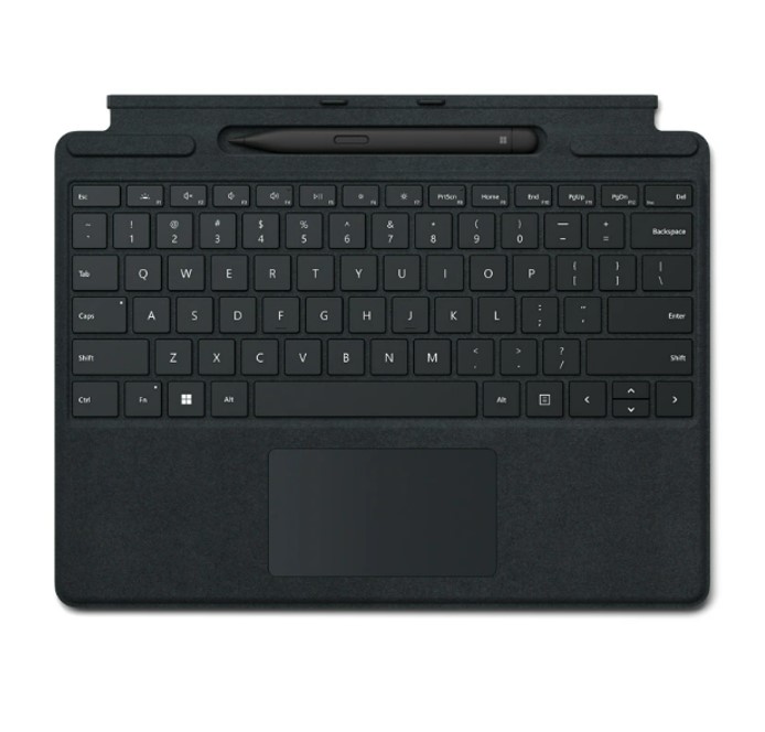 [889842775761] 889842775761 Microsoft Surface Pro 8/9/X/10/11 Business Signature Mechanical  Backlit Key Large Type cover Keyboard Black with Slim Pen