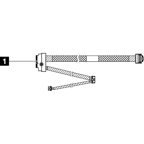 [889488697687] 889488697687 Lenovo ThinkSystem SR630 V3 M.2 NVMe 2-Bay RAID Cable Kit