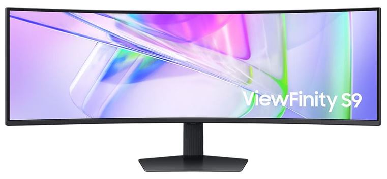[8806095354125] 8806095354125 Samsung 49" ViewFinity Monitor Dual QHD 5120x1440 5ms 32:9 1000R Tilt Swivel Height Adjust VESA DisplayHDR 400 1xUSB-C DP 2xHDMI LAN Prot HAS Speaker