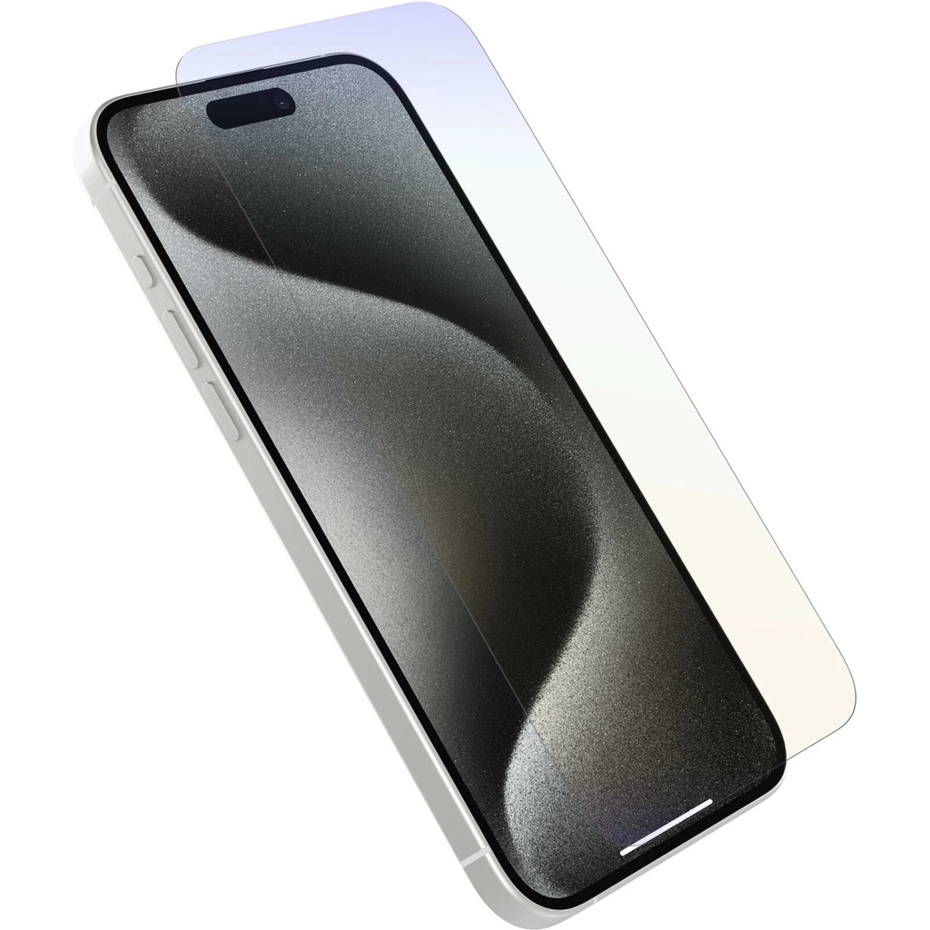 [840304743933] 840304743933 OtterBox Premium Pro Glass Antimicrobial Anti-Blue Light Apple iPhone 15 Pro Max (6.7") Screen Protector Clear ProPack-(77-93991),2 Years Warranty