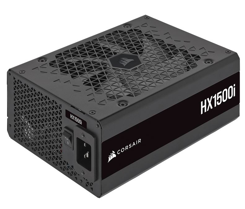 840006697428 Corsair HX1500i ATX High Performance Platinum PSU, ICUE 2024. PCIe 5.0, ATX 3.0, 12VHPWR Cable included.