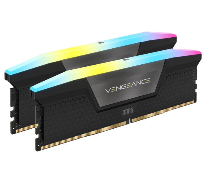 [840006665007] 840006665007 Corsair Vengeance RGB 96GB (2x48GB) DDR5 UDIMM 5600MHz C40 1.25V Desktop Gaming Memory Black