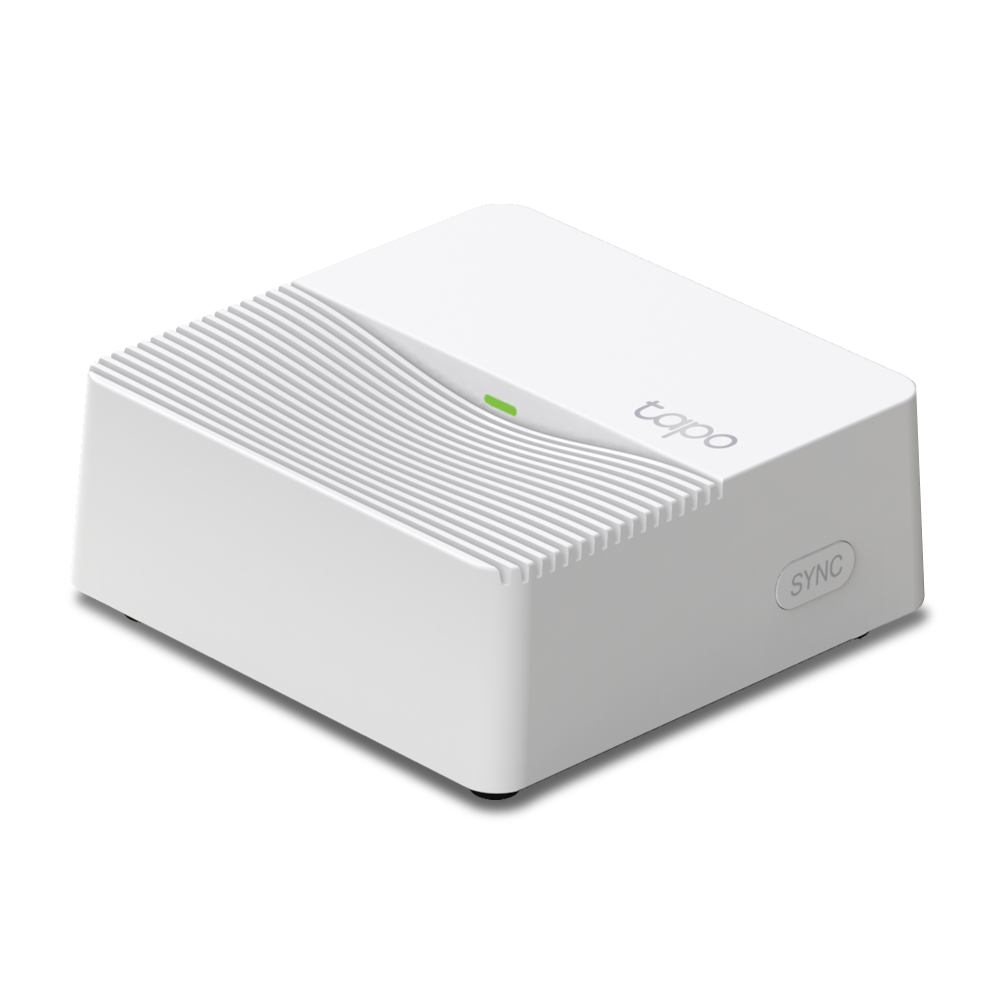 4897098689547 TP-Link Tapo Smart Hub Tapo H200, Works with Tapo C420, Tapo C400, Tapo D230, and more. Up to 64+4 Devices