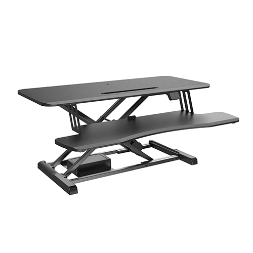 [6956745161732] 6956745161732 Brateck Electric Sit Stand Desk Converter (950x615x156~480mm) with Keyboard Tray Deck (Standard Surface) Worksurface Up to 20kg