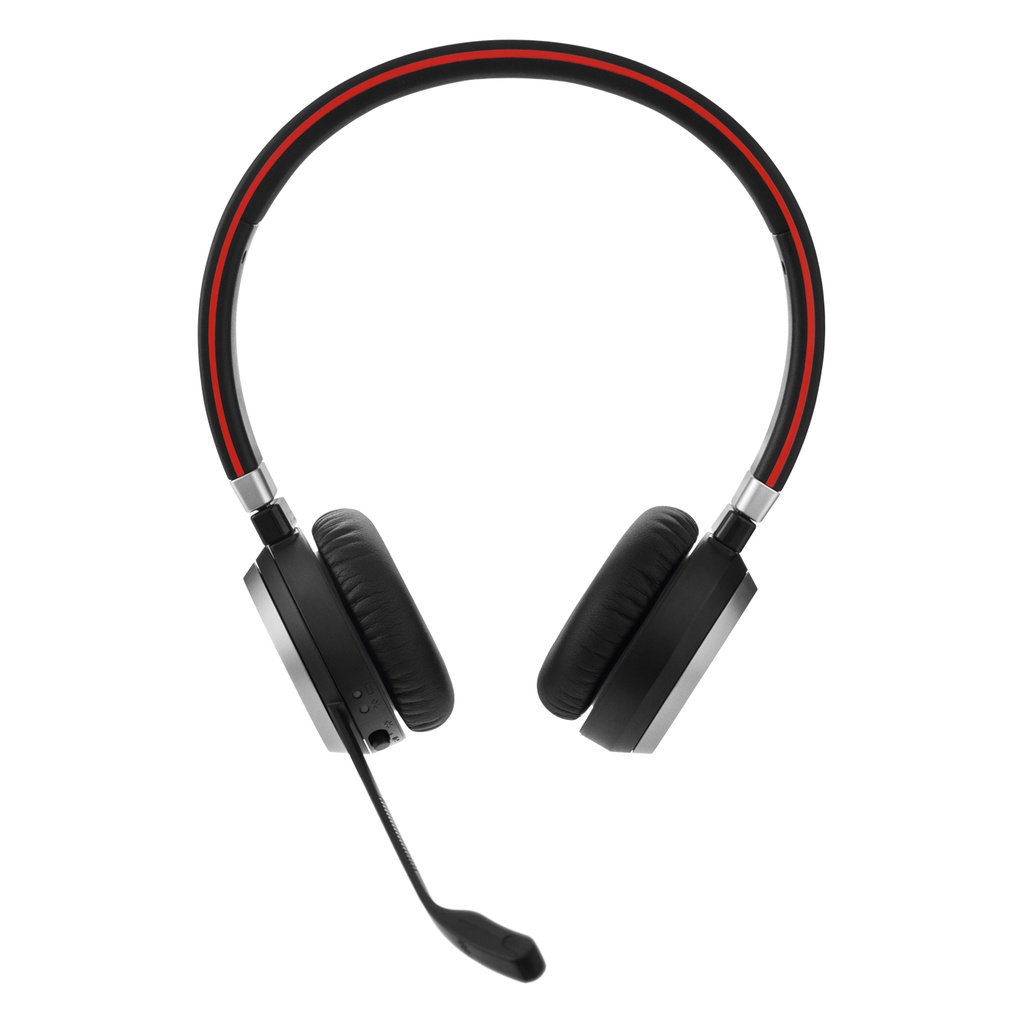 [5706991026412] 5706991026412 Jabra Evolve 65 SE MS Stereo Bluetooth Business Headset, 30-m Wireless Range, 14-Hour Battery Life, Passive Noise Cancellation, BusyLigh , EOL
