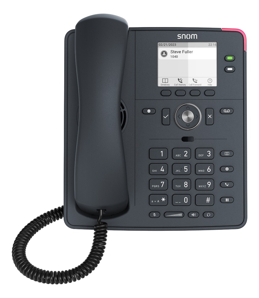 [IPS-D140] IPS-D140 SNOM D140 DeskTelephone, PoE, HD Audio, Cost-effective, 2 SIP Identities, Low Power Consumption (PoE)