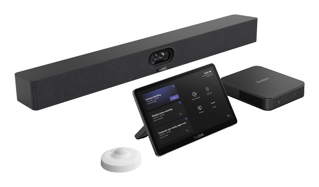[6938818319684] 6938818319684 Yealink MVC S40-C5 Kit MicrosoftTeams Rooms System for Small to Medium Meeting Rooms, SmartVision 40, MCore Pro, MTouch Plus and RoomSensor