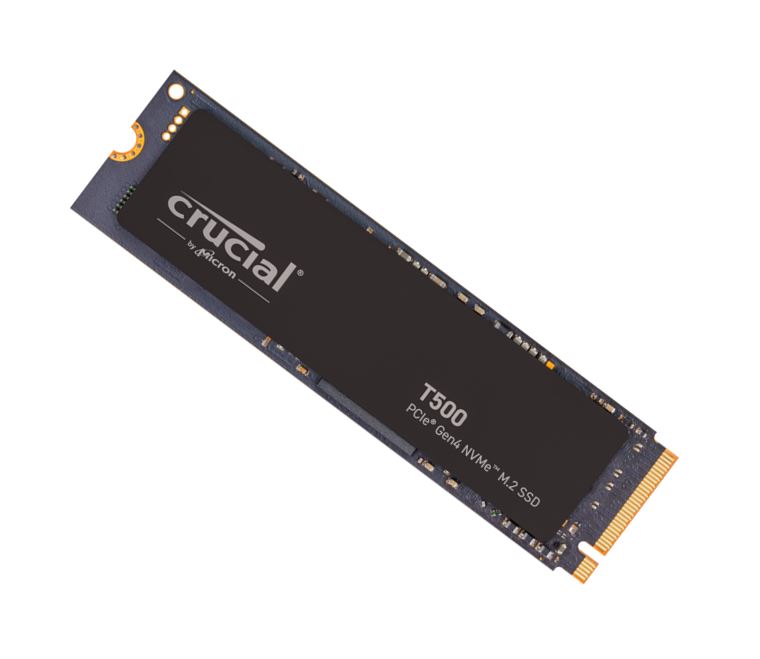 [649528939258] 649528939258 Crucial T500 500GB Gen4 NVMe SSD - 7200/5700 MB/s R/W 300TBW 1390K IOPs 1.5M hrs MTTF Acronis True Image Adobe Creative Cloud for PS5 ~MZ-V8P500BW