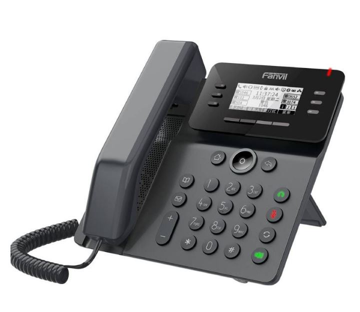 IPF-V63 Fanvil V63 Essential Business Phone 2.7" Graphical Dot-Matrix Backlit Screen, Dual Gigabit Ports, PoE, 15 DSS Keys, 6 Lines, SBC Ready, 2 Year WTY