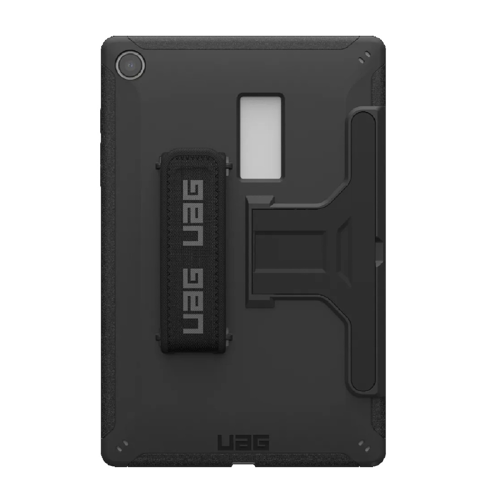 [840283912139] 840283912139 UAG Scout Samsung Galaxy Tab A9+ (11") with Kickstand  Handstrap Rugged Case - Black (224450114040), DROP+ Military Standard, 10 Years Warranty