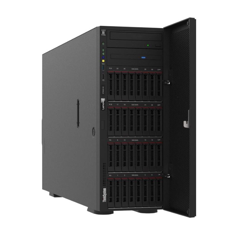 [SVL-ST650V2-7Z74A03E] SVL-ST650V2-7Z74A03E LENOVO ThinkSystem ST650 V2, 1xIntel Xeon Silver 4310 12C 2.1GHz 120W, SFF,1x32GB 2Rx4, ThinkSystem RAID 9350-8i 2GB Flash PCIe 12Gb Adapter, 1x750W,