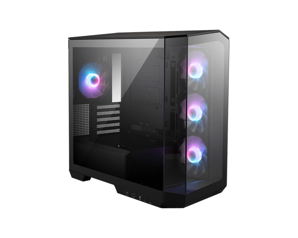 [4711377136471] 4711377136471 MSI MAG PANO M100R PZ BLACK Micro ATX Case, 1x USB 3.2, 2x USB 2.0, 1x Audio, 1x Mic, 4x PCI-E, 2x 2.5", 2x 3.5", Micro ATX / Mini ITX(NEW)