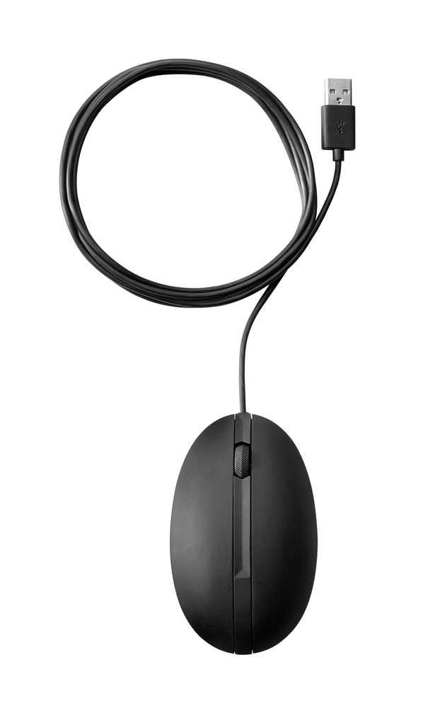 [4580511716431] 4580511716431 HP Wired Desktop 320M Mouse - 1000DPI,  Optical Red Sensor, USB, Cable Length 1800mm, System Requirement