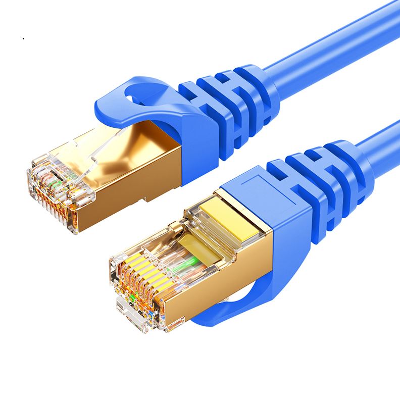 [754523501659] 754523501659 8Ware CAT7 Cable 2m - Blue Color RJ45 Ethernet Network LAN UTP Patch Cord Snagless
