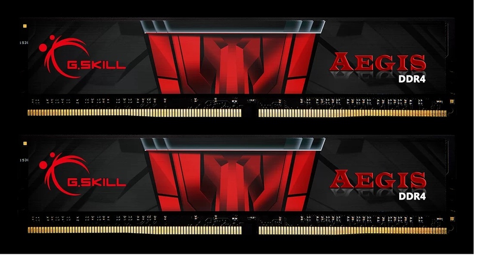 [4713294224415] 4713294224415 G.SKILL F4-3200C16D-32GIS 32GB (2 x 16GB)/ PC4-25600 / DDR4 3200 Mhz/ Timings 16-18-18-38/ Voltage 1.35V/ Aegis