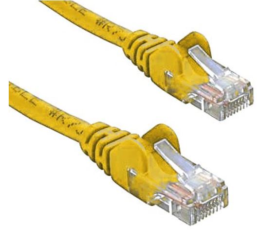 [754523500454] 754523500454 8ware CAT5e Cable 3m - Yellow Color Premium RJ45 Ethernet Network LAN UTP Patch Cord 26AWG CU Jacket