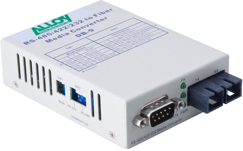 [NHA-SCR460SC-3] NHA-SCR460SC-3 Alloy SCR460SC-3 RS-232/422/485 Serial DB-9 to Single Mode Fibre Converter. Max. range 20Km