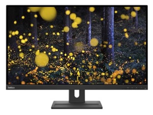 [195713992152] 195713992152 LENOVO ThinkVision E27q-20 27" 75Hz QHD IPS Monitor 2K 2560x1440 16:9 4ms Height Adjustable Tilt Swivel Pivot DP HDMI 3yr wty