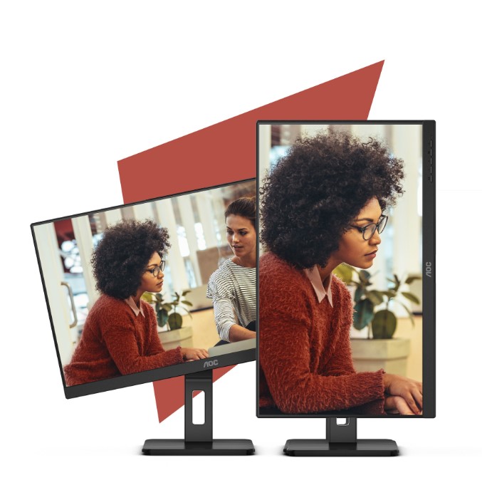 [6973985231384] 6973985231384 AOC 27" IPS, 4ms, FHD 1920 × 1080, Adaptive Sync, Border less, Height Adjustable Stand, VESA 100X100m, Speakers  HDMI, DP, VGA Office Monitor