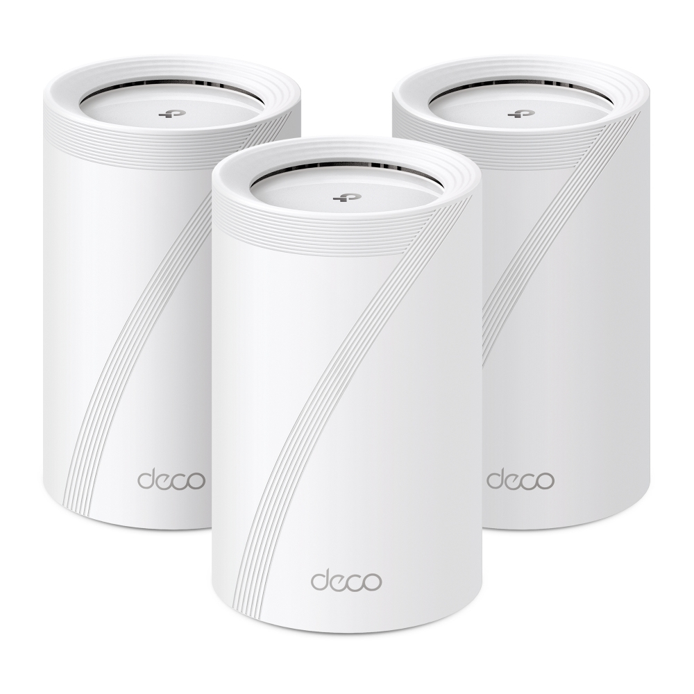 [4897098686966] 4897098686966 TP-Link Deco BE65(3-pack) BE11000 Whole Home Mesh Wi-Fi 7 System (WIFI7) , 574 Mbps at 2.4 GHz + 4320 Mbps at 5 GHz + 5760 Mbps at 6 GHz