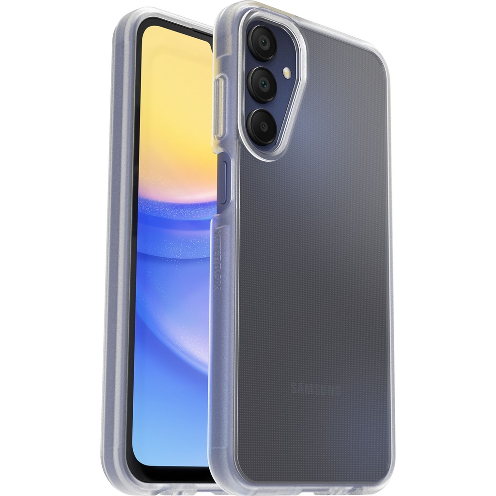 [840304758395] 840304758395 OtterBox React Samsung Galaxy A15 5G (6.5") Case - Clear (77-95198), DROP+ Military Standard, Wireless Charging Compatible, 7 Years Warranty