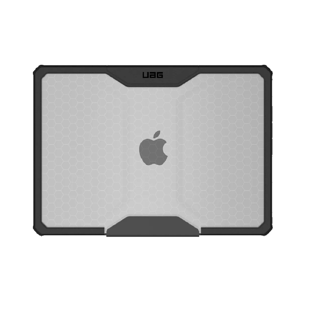 [840283911460] 840283911460 UAG Plyo Apple MacBook Air (15") (M2/M3) Rugged Case - Ice/Black (134414114340), DROP+ Military Standard, Armor Shell, 10 Years Warranty