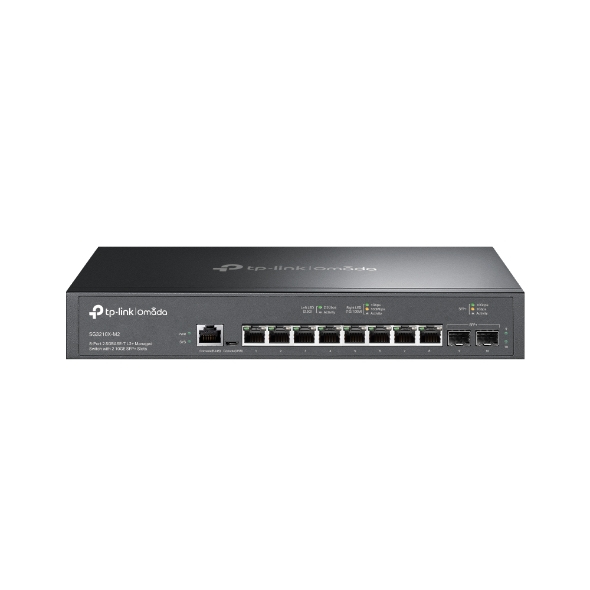 [4897098689523] 4897098689523 TP-Link SG3210X-M2 Omada 8-Port 2.5GBASE-T L2+ Managed Switch with 2 10GE SFP+ Slots by Omada SDN