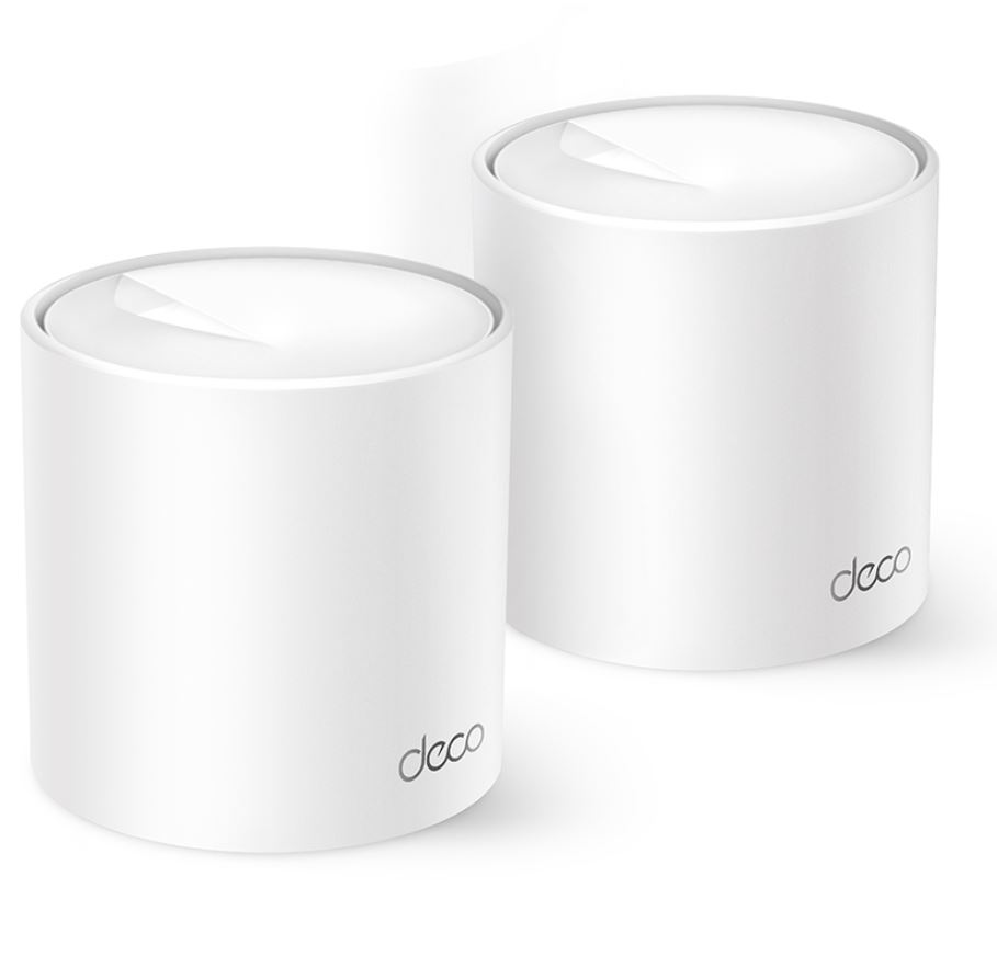 [4895252504224] 4895252504224 TP-Link Deco X50 Pro(2-pack) AX3000 Whole Home Mesh WiFi 6 System, 574 Mbps at 2.4 GHz + 2402 Mbps at 5 GHz,  Deco App, Router/AP Mode, IPv6, IPTV